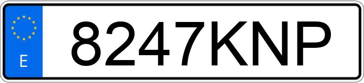 Numer rejestracyjny 8247KNP posiada HYUNDAI TUCSON