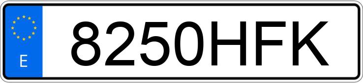 Numer rejestracyjny 8250HFK posiada NISSAN QASHQAI Numer rejestracyjny 8250HFK posiada NISSAN QASHQAI