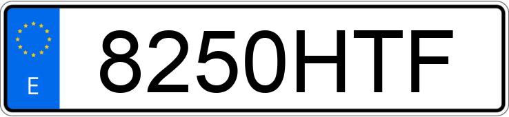 Numer rejestracyjny 8250HTF posiada CITROEN C4 GRAND PICASSO