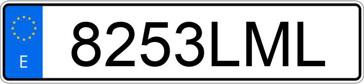 Numer rejestracyjny 8253LML posiada SEAT LEON Numer rejestracyjny 8253LML posiada SEAT LEON