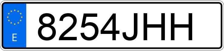 Numer rejestracyjny 8254JHH posiada PEUGEOT 2008 Numer rejestracyjny 8254JHH posiada PEUGEOT 2008