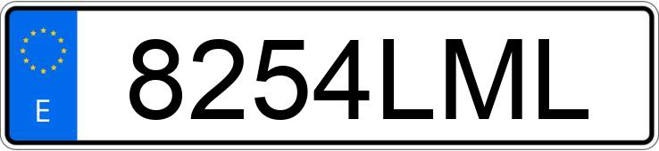 Numer rejestracyjny 8254LML posiada CUPRA FORMENTOR