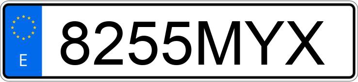 Numer rejestracyjny 8255MYX posiada BMW SERIE 1 Numer rejestracyjny 8255MYX posiada BMW SERIE 1