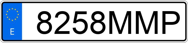 Numer rejestracyjny 8258MMP posiada INDIAN SCOUT