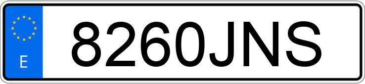 Numer rejestracyjny 8260JNS posiada LAND ROVER RANGE ROVER SPORT 3.0 SDV6 SE