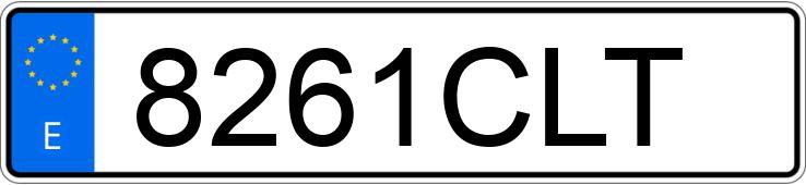 Numer rejestracyjny 8261CLT posiada PEUGEOT 307