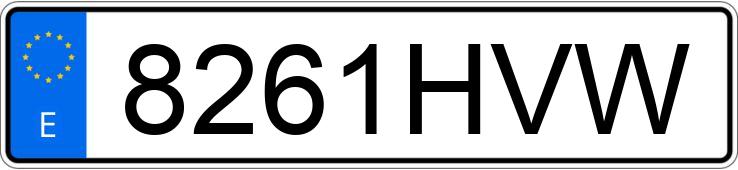 Numer rejestracyjny 8261HVW posiada OPEL CORSA