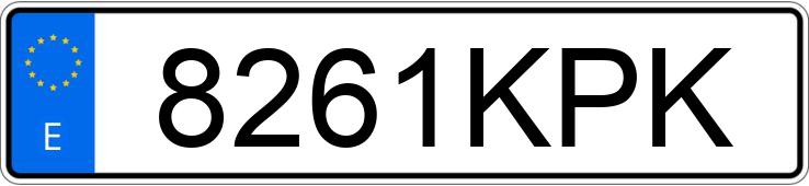 Numer rejestracyjny 8261KPK posiada PEUGEOT 3008 Numer rejestracyjny 8261KPK posiada PEUGEOT 3008