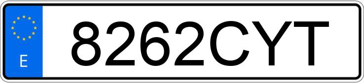 Numer rejestracyjny 8262CYT posiada SEAT TOLEDO Numer rejestracyjny 8262CYT posiada SEAT TOLEDO