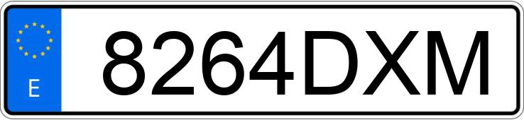 Numer rejestracyjny 8264DXM posiada SEAT IBIZA