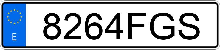 Numer rejestracyjny 8264FGS posiada PEUGEOT 407