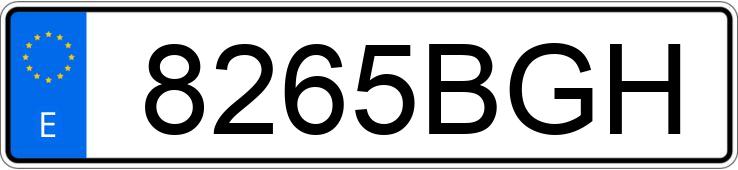 Numer rejestracyjny 8265BGH posiada NISSAN MICRA