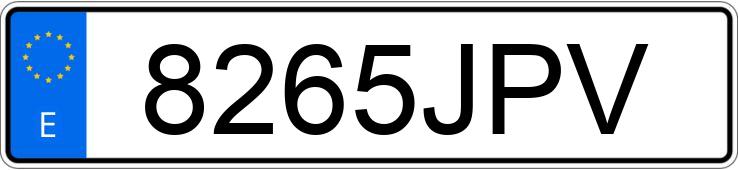 Numer rejestracyjny 8265JPV posiada BMW X6