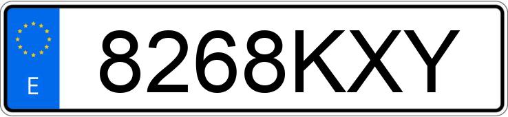 Numer rejestracyjny 8268KXY posiada RENAULT CLIO Numer rejestracyjny 8268KXY posiada RENAULT CLIO