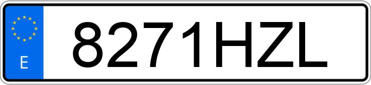 Numer rejestracyjny 8271HZL posiada VOLKSWAGEN CROSSGOLF