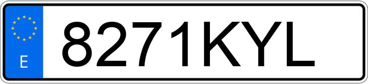 Numer rejestracyjny 8271KYL posiada MERCEDES V (638-639-447)