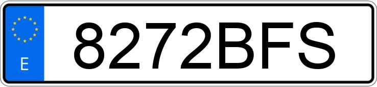 Numer rejestracyjny 8272BFS posiada PEUGEOT 306