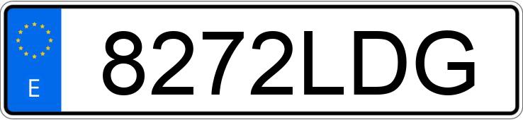 Numer rejestracyjny 8272LDG posiada KIA CEED