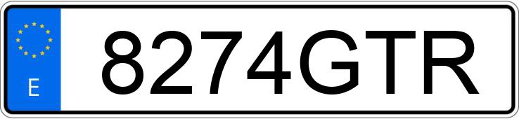 Numer rejestracyjny 8274GTR posiada CHEVROLET-GM AVEO