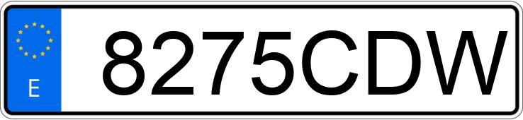 Numer rejestracyjny 8275CDW posiada VOLKSWAGEN POLO