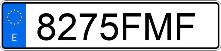 Numer rejestracyjny 8275FMF posiada KIA SPORTAGE