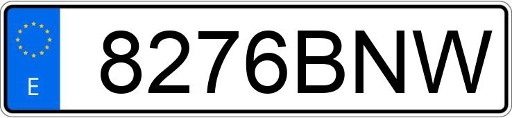 Numer rejestracyjny 8276BNW posiada JEEP GRAND CHEROKEE