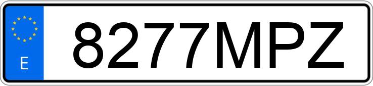 Numer rejestracyjny 8277MPZ posiada SEAT LEON
