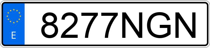 Numer rejestracyjny 8277NGN posiada QJMOTOR SQ 16