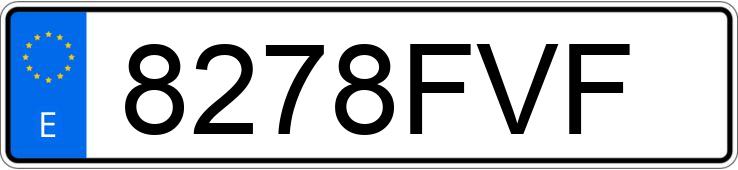 Numer rejestracyjny 8278FVF posiada ALFA ROMEO 147