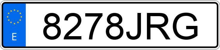 Numer rejestracyjny 8278JRG posiada OPEL CORSA