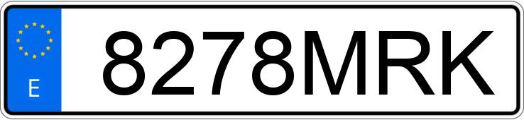 Numer rejestracyjny 8278MRK posiada RENAULT TRAFIC Numer rejestracyjny 8278MRK posiada RENAULT TRAFIC