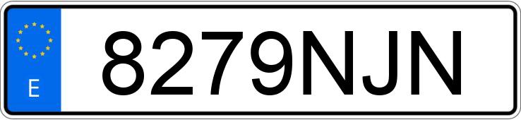 Numer rejestracyjny 8279NJN posiada SEAT ARONA