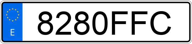 Numer rejestracyjny 8280FFC posiada CHEVROLET-GM KALOS