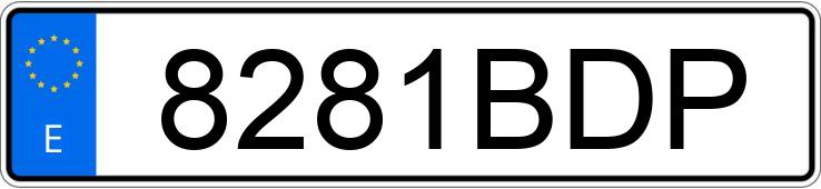 Numer rejestracyjny 8281BDP posiada KIA CARNIVAL