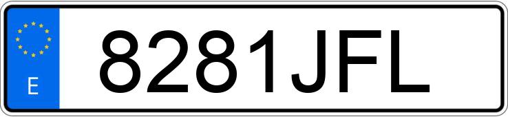 Numer rejestracyjny 8281JFL posiada RENAULT TRAFIC Numer rejestracyjny 8281JFL posiada RENAULT TRAFIC