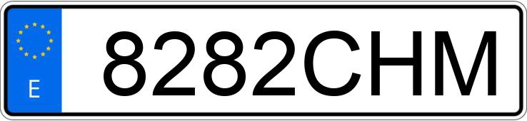 Numer rejestracyjny 8282CHM posiada CITROEN C5