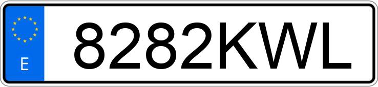 Numer rejestracyjny 8282KWL posiada BMW X6 Numer rejestracyjny 8282KWL posiada BMW X6