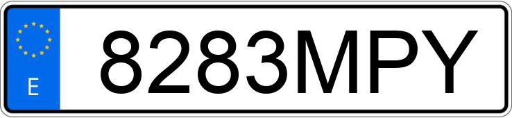 Numer rejestracyjny 8283MPY posiada FORD F 150 Numer rejestracyjny 8283MPY posiada FORD F 150