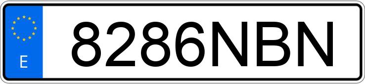 Numer rejestracyjny 8286NBN posiada MERCEDES E (212-207)