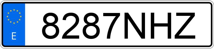 Numer rejestracyjny 8287NHZ posiada BMW SERIE 1 Numer rejestracyjny 8287NHZ posiada BMW SERIE 1