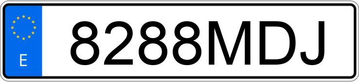 Numer rejestracyjny 8288MDJ posiada DACIA SANDERO STEPWAY