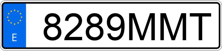 Numer rejestracyjny 8289MMT posiada VOLKSWAGEN POLO