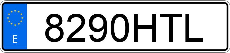 Numer rejestracyjny 8290HTL posiada OPEL ASTRA