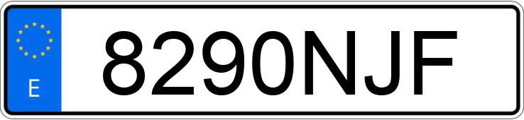 Numer rejestracyjny 8290NJF posiada VOLKSWAGEN TAIGO