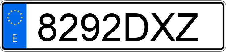 Numer rejestracyjny 8292DXZ posiada MITSUBISHI PAJERO Numer rejestracyjny 8292DXZ posiada MITSUBISHI PAJERO
