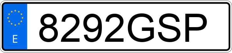 Numer rejestracyjny 8292GSP posiada RENAULT GRAND ESPACE Numer rejestracyjny 8292GSP posiada RENAULT GRAND ESPACE