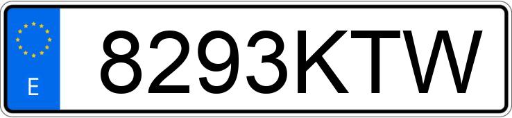 Numer rejestracyjny 8293KTW posiada SKODA FABIA Numer rejestracyjny 8293KTW posiada SKODA FABIA