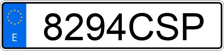 Numer rejestracyjny 8294CSP posiada BMW SERIE 5