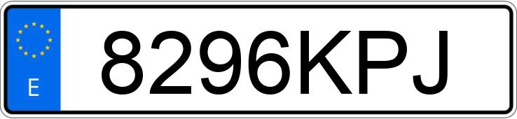 Numer rejestracyjny 8296KPJ posiada CITROEN SPACETOURER