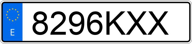 Numer rejestracyjny 8296KXX posiada MERCEDES CLA (118)